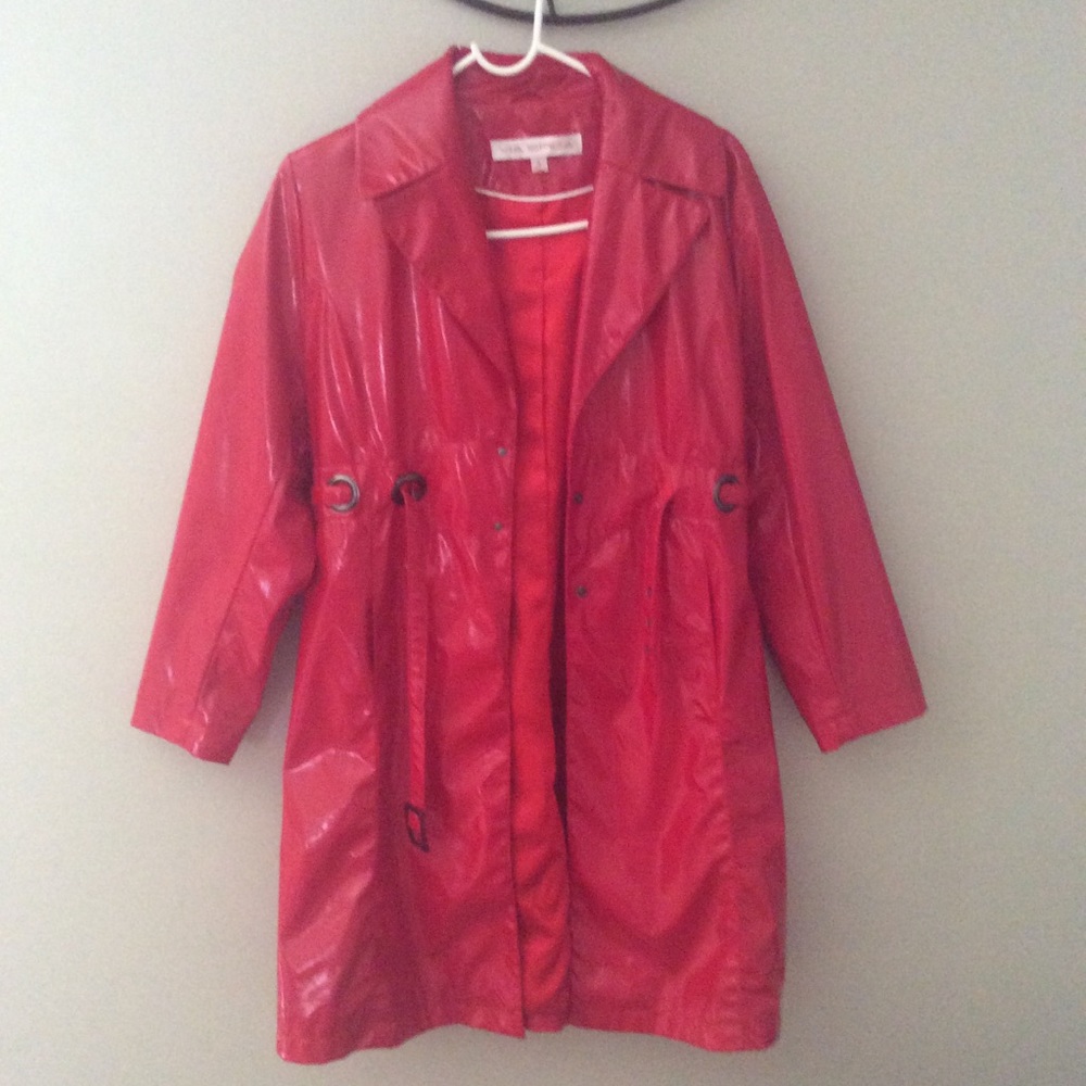 Savanna red long coat